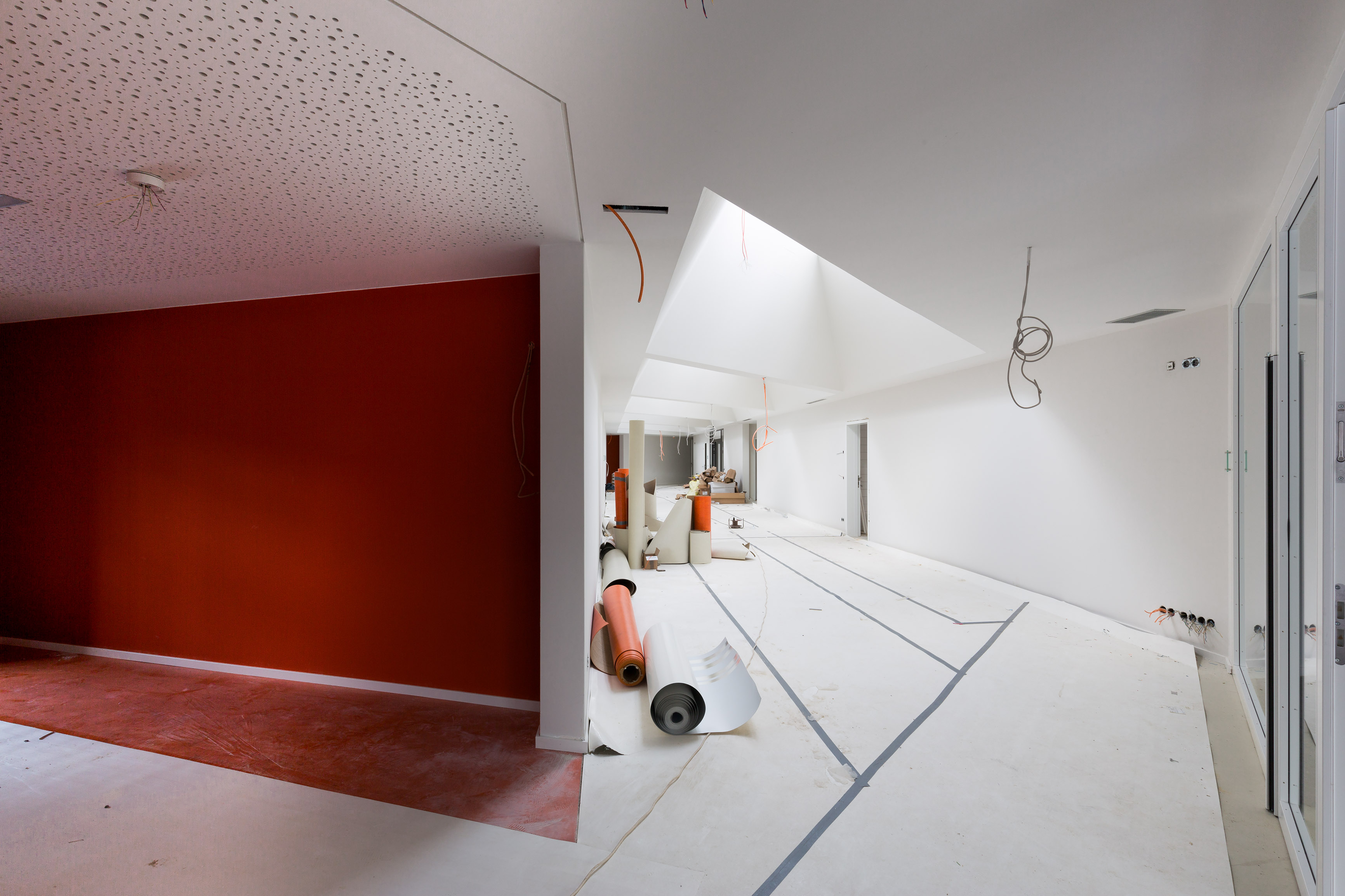 Blick in die Halle/Garderoben